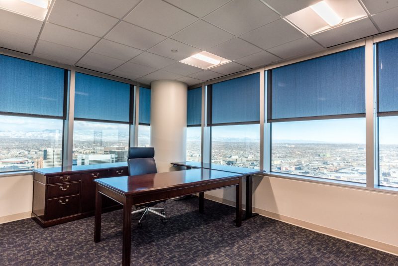 EJCM construction, office remodel, construction photography downtown Denver