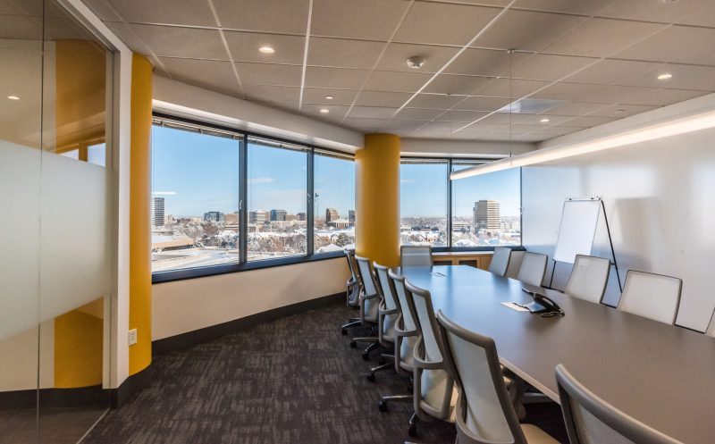 jlh in design, EJCM construction, office remodel photoshoot, construction photographer Greenwood Village