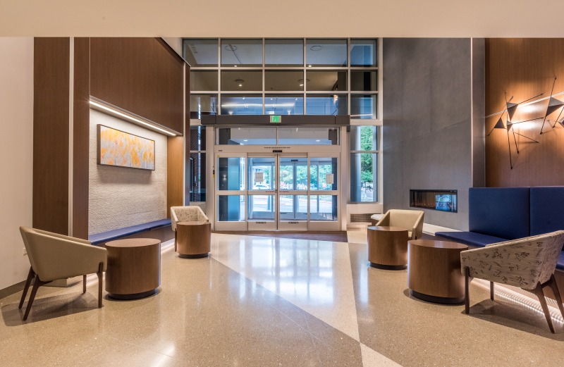 jlh in design, EJCM construction, Swedish Medical Center, interior medial office photography Denver