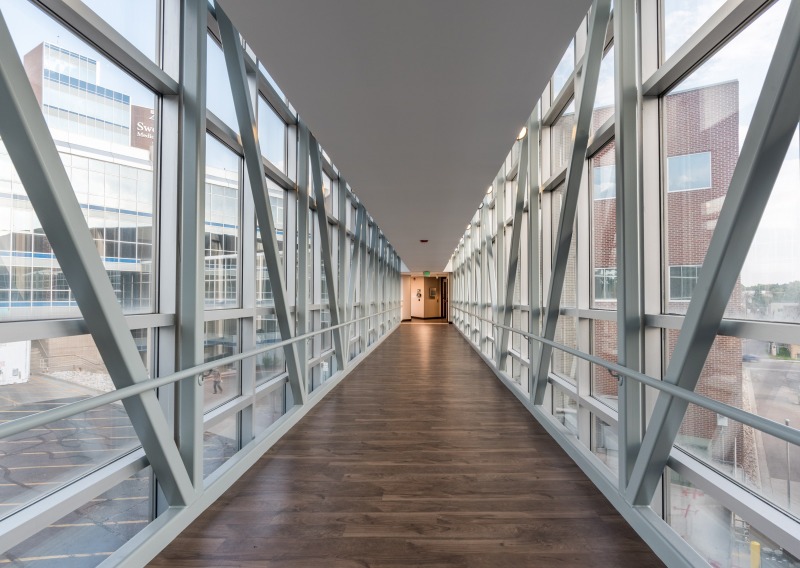 jlh in design, EJCM construction, Swedish Medical Center, interior medial office photography Denver
