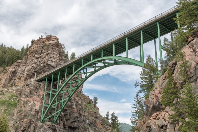Colorado - Green Bridge in Red Cliff