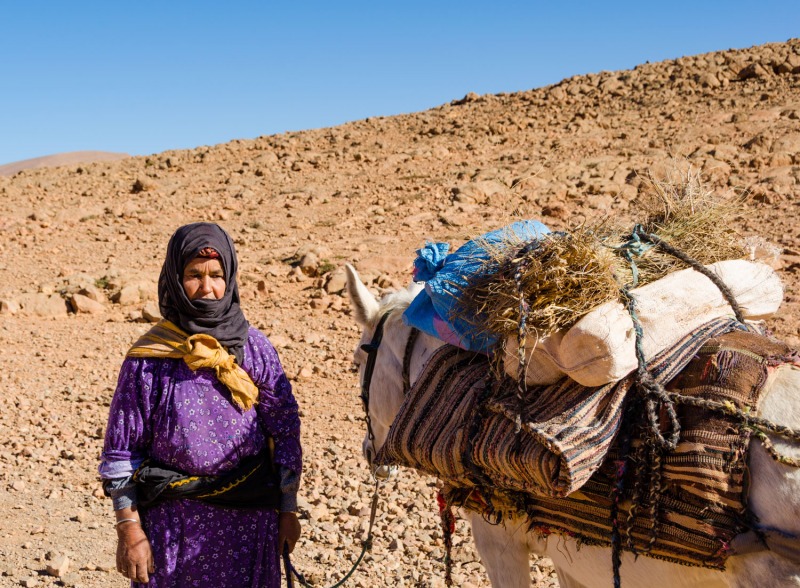 Morocco - Berber woman - Todra Gorge